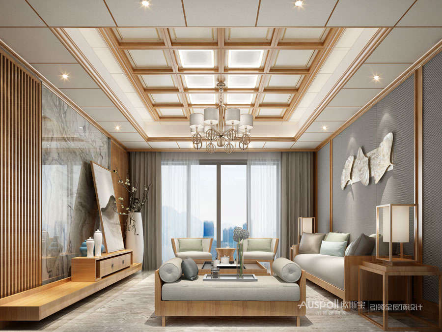 全屋吊顶客厅