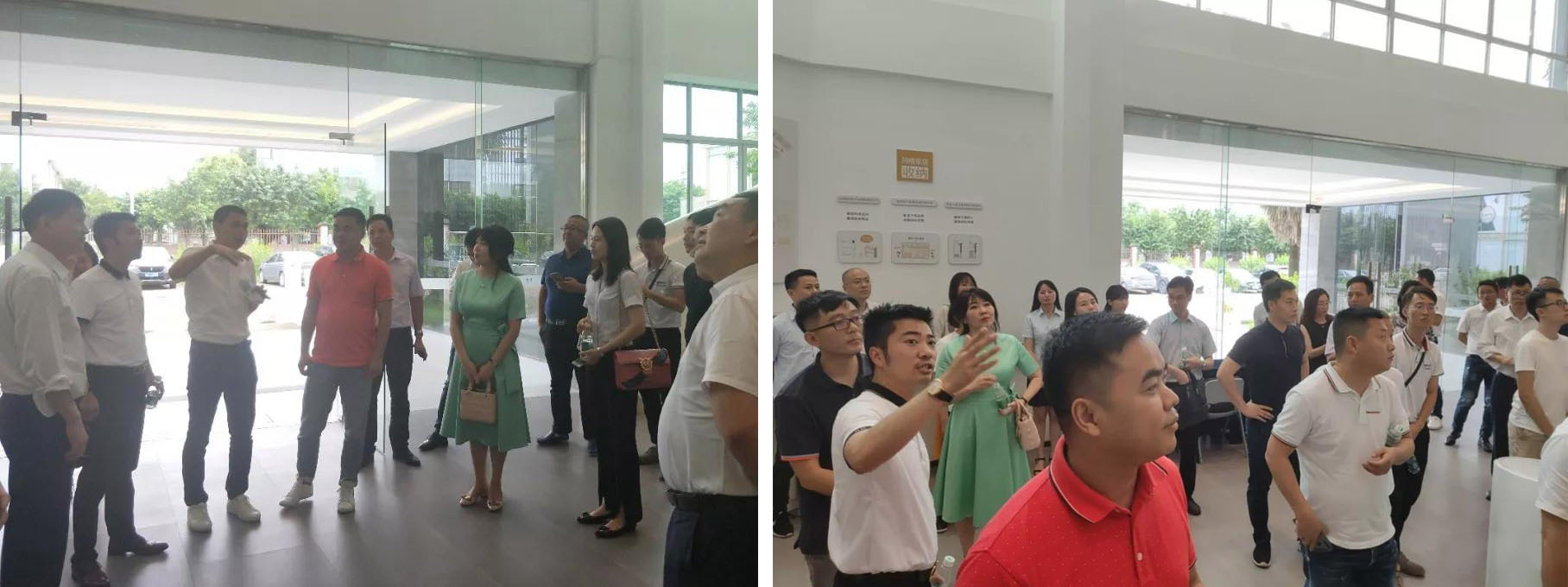 协会成员参观